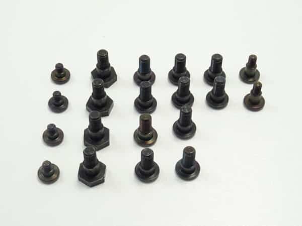 Juego de 20 tornillos de capota para 1 varillaje de capota Fiat 124 Spider