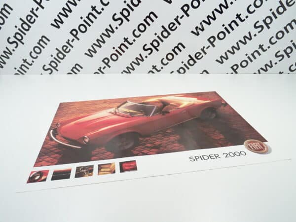 Poster 124 Spider 80x60 cm Fiat 124 Spider