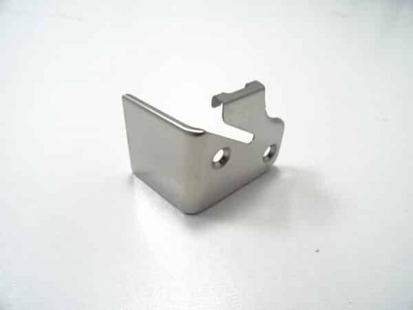 Piastra cromata posteriore destra Fiat 124 Spider