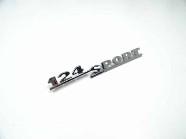 Emblema "124 Sport" Fiat 124 Spider