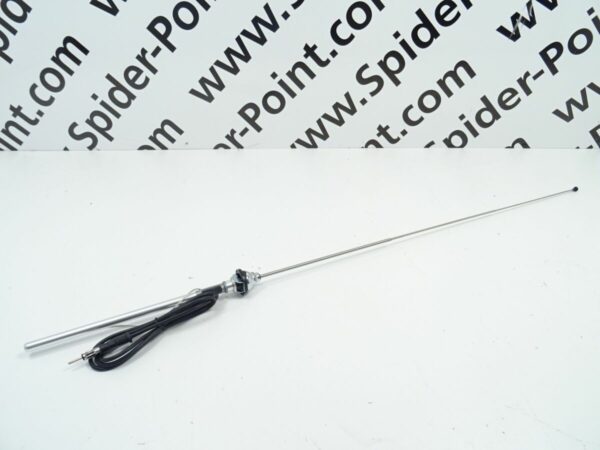 Asta cromata antenna estensibile 80cm universale Fiat 124 Spider, 124 Coupé