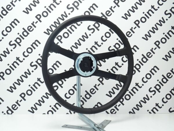 Volante in pelle nero 40 cm con cuciture 64-73 Porsche 911 / 914 / 912