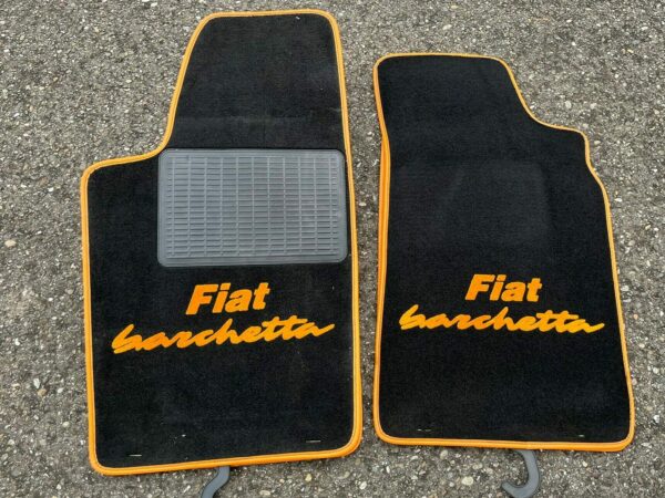 Set tappetini arancio/nero Fiat Barchetta