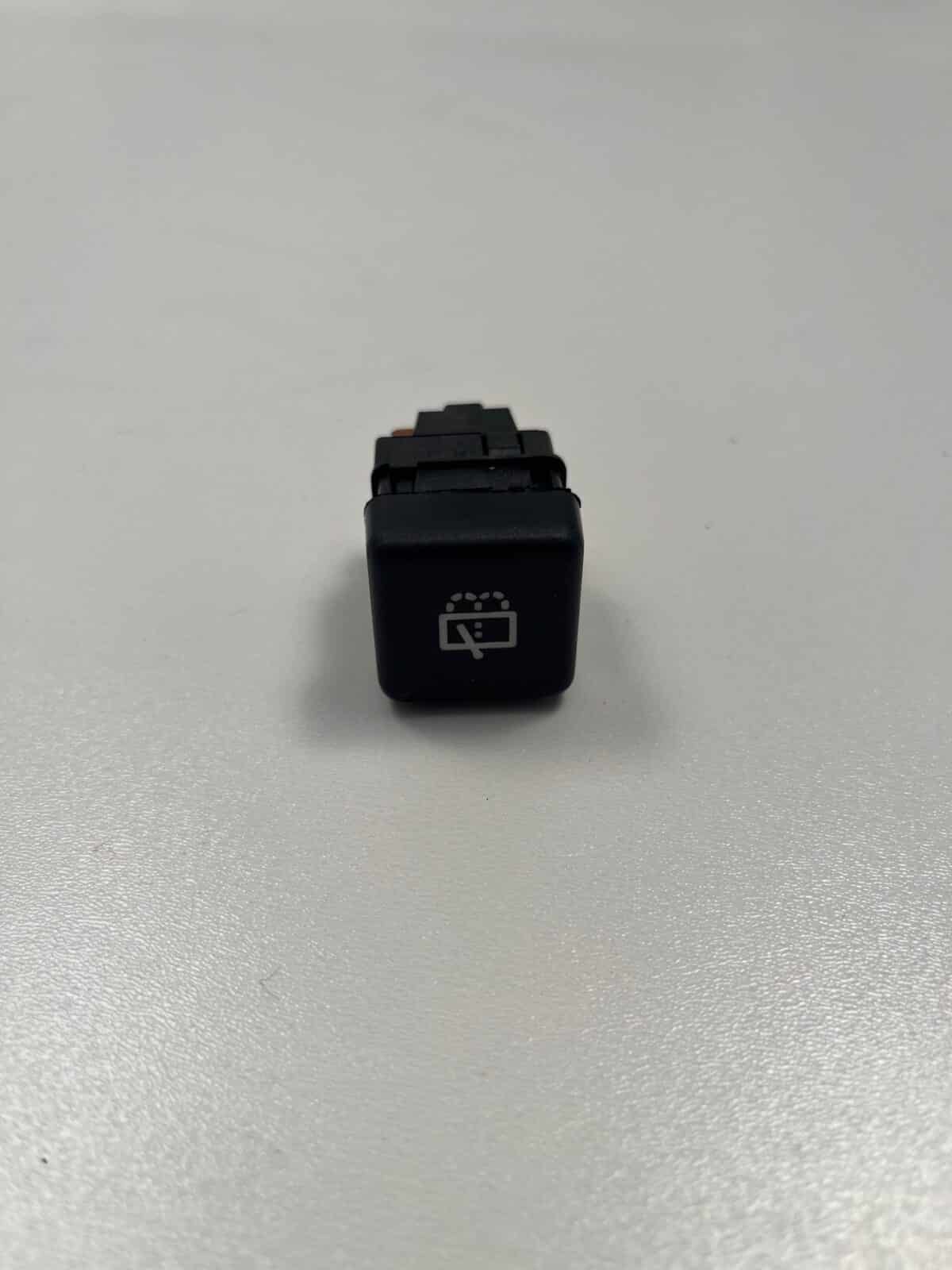 Cache Interrupteur à Bascule Euro - Modèle Contura III - Noir Avec Voyant Rouge - Pour Essuie-glace - Neuf En Emballage