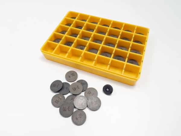 Kit de rondelles de réglage de soupape (68 pièces) 3,25mm - 4,90mm FIAT 124 Spider, 124 Coupé
