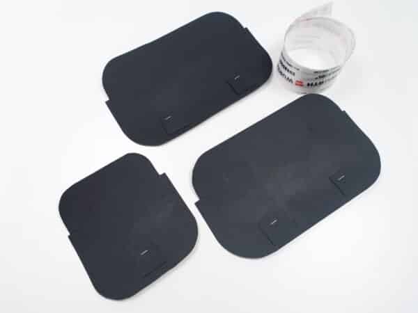 Jeu de déflecteurs d'eau pour porte FIAT 124 Spider