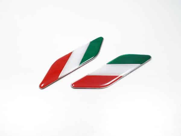 Emblema bandera Italia FIAT 124 Spider