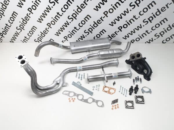 Kit impianto di scarico 2000 senza catalizzatore FIAT 124 Spider