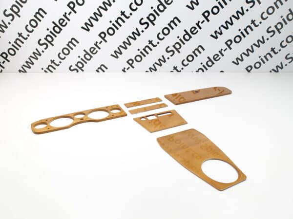 Set di legno 66-78 5 strumenti FIAT 124 Spider