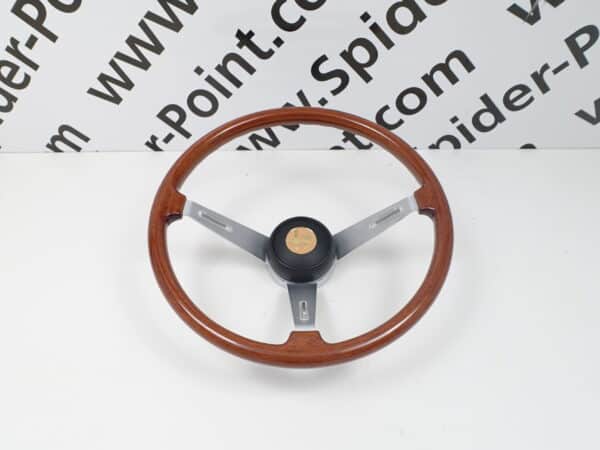 Volante de madera 70-78 plateado ALFA Spider