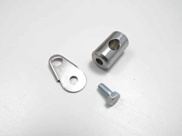 Boulon et tôle de sécurité régulateur de freinage FIAT 124 Spider, 124 Coupé