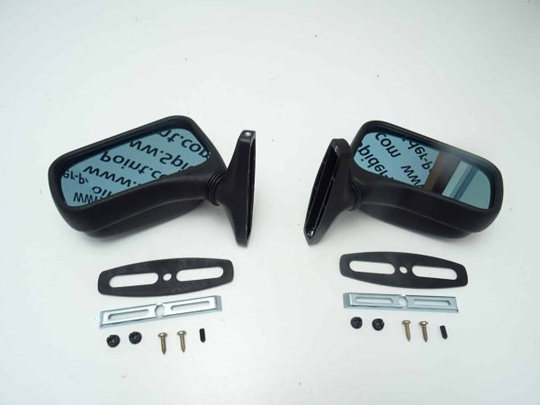 Spiegel Satz original Baby-TORNADO Vitaloni schwarz Fiat 124 Spider